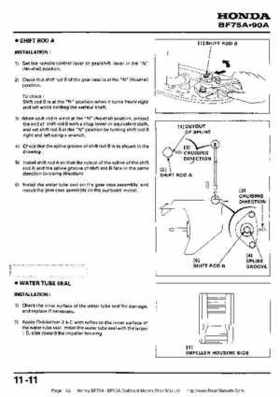 Honda BF75A BF90A Outboard Motors Shop Manual., Page 162