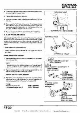 Honda BF75A BF90A Outboard Motors Shop Manual., Page 208