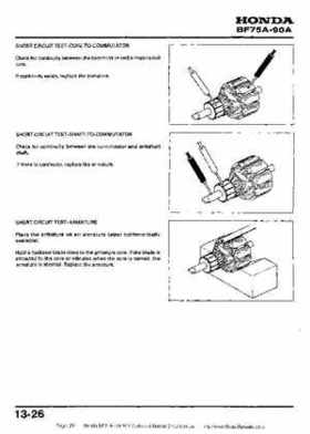 Honda BF75A BF90A Outboard Motors Shop Manual., Page 214