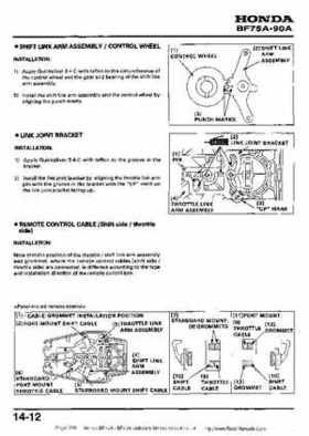 Honda BF75A BF90A Outboard Motors Shop Manual., Page 228