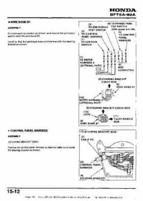 Honda BF75A BF90A Outboard Motors Shop Manual., Page 243