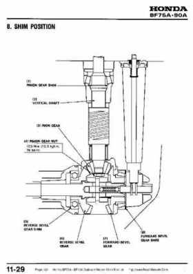 Honda BF75A BF90A Outboard Motors Shop Manual., Page 321