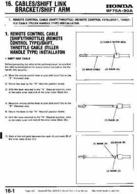 Honda BF75A BF90A Outboard Motors Shop Manual., Page 325