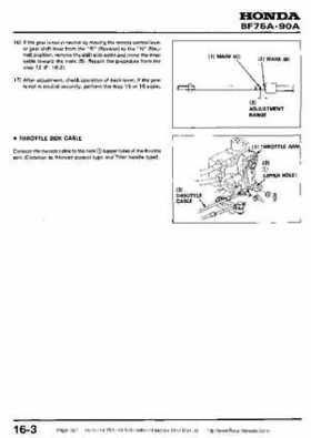Honda BF75A BF90A Outboard Motors Shop Manual., Page 327