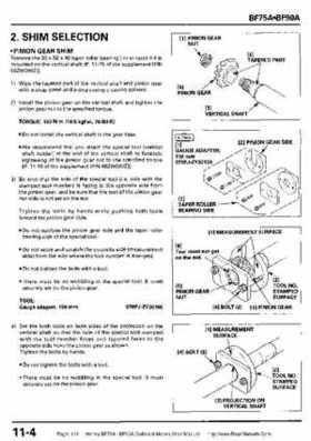 Honda BF75A BF90A Outboard Motors Shop Manual., Page 334