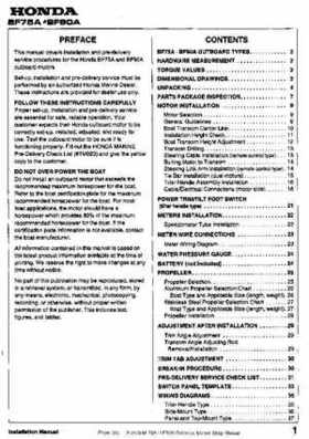Honda BF75A BF90A Outboard Motors Shop Manual., Page 355
