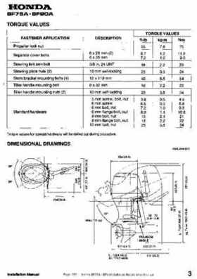 Honda BF75A BF90A Outboard Motors Shop Manual., Page 357