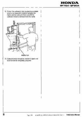 Honda BF75A BF90A Outboard Motors Shop Manual., Page 360