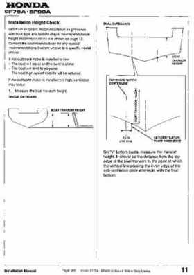 Honda BF75A BF90A Outboard Motors Shop Manual., Page 365