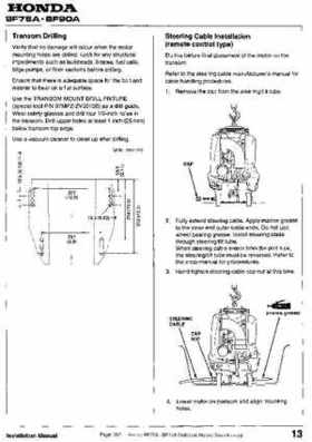 Honda BF75A BF90A Outboard Motors Shop Manual., Page 367
