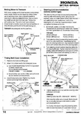 Honda BF75A BF90A Outboard Motors Shop Manual., Page 368