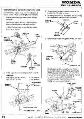 Honda BF75A BF90A Outboard Motors Shop Manual., Page 372