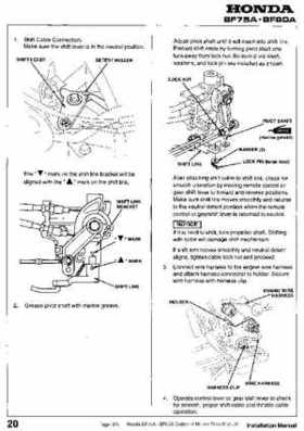 Honda BF75A BF90A Outboard Motors Shop Manual., Page 374