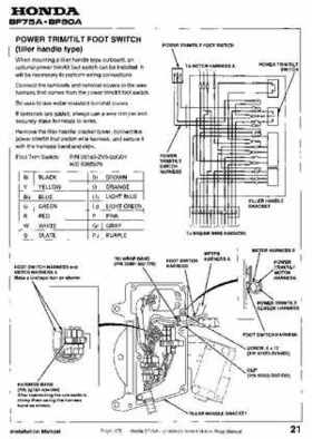 Honda BF75A BF90A Outboard Motors Shop Manual., Page 375