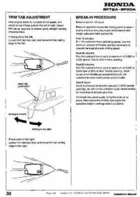 Honda BF75A BF90A Outboard Motors Shop Manual., Page 384