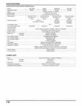Honda BF75DK3 BF90DK4 Outboards Shop Service Manual, 2014, Page 14