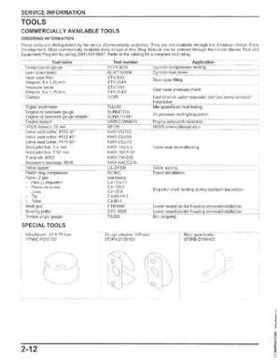 Honda BF75DK3 BF90DK4 Outboards Shop Service Manual, 2014, Page 29