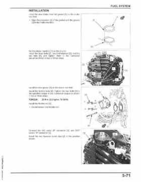Honda BF75DK3 BF90DK4 Outboards Shop Service Manual, 2014, Page 208
