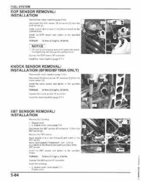 Honda BF75DK3 BF90DK4 Outboards Shop Service Manual, 2014, Page 221