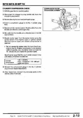 Honda BF8, BF9.9 and BF10 Outboard Motors Shop Manual., Page 18