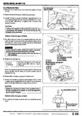 Honda BF8, BF9.9 and BF10 Outboard Motors Shop Manual., Page 32