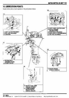 Honda BF8, BF9.9 and BF10 Outboard Motors Shop Manual., Page 46