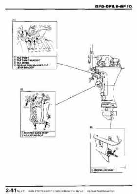 Honda BF8, BF9.9 and BF10 Outboard Motors Shop Manual., Page 47