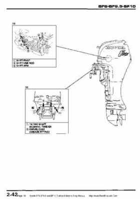 Honda BF8, BF9.9 and BF10 Outboard Motors Shop Manual., Page 48