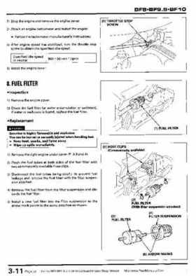 Honda BF8, BF9.9 and BF10 Outboard Motors Shop Manual., Page 59