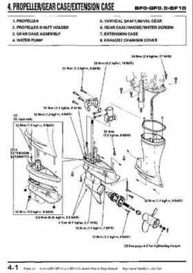 Honda BF8, BF9.9 and BF10 Outboard Motors Shop Manual., Page 68