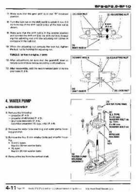 Honda BF8, BF9.9 and BF10 Outboard Motors Shop Manual., Page 78