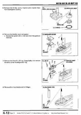 Honda BF8, BF9.9 and BF10 Outboard Motors Shop Manual., Page 79