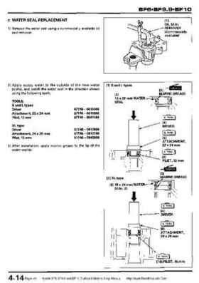 Honda BF8, BF9.9 and BF10 Outboard Motors Shop Manual., Page 81