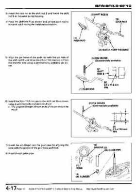 Honda BF8, BF9.9 and BF10 Outboard Motors Shop Manual., Page 84