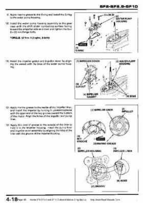 Honda BF8, BF9.9 and BF10 Outboard Motors Shop Manual., Page 85