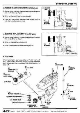 Honda BF8, BF9.9 and BF10 Outboard Motors Shop Manual., Page 89