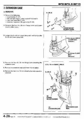 Honda BF8, BF9.9 and BF10 Outboard Motors Shop Manual., Page 93
