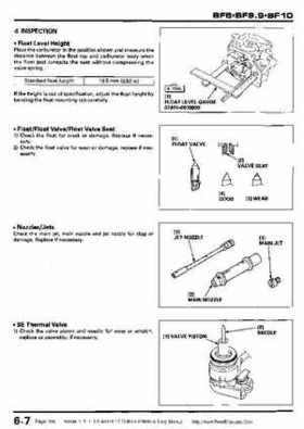 Honda BF8, BF9.9 and BF10 Outboard Motors Shop Manual., Page 106