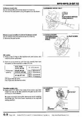 Honda BF8, BF9.9 and BF10 Outboard Motors Shop Manual., Page 108