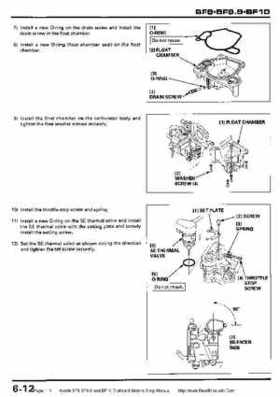 Honda BF8, BF9.9 and BF10 Outboard Motors Shop Manual., Page 111
