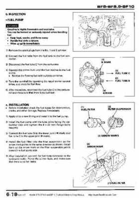 Honda BF8, BF9.9 and BF10 Outboard Motors Shop Manual., Page 117
