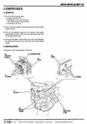 Honda BF8, BF9.9 and BF10 Outboard Motors Shop Manual., Page 130