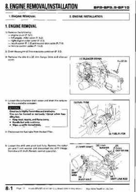 Honda BF8, BF9.9 and BF10 Outboard Motors Shop Manual., Page 131
