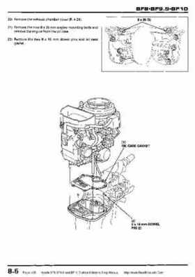 Honda BF8, BF9.9 and BF10 Outboard Motors Shop Manual., Page 135