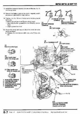 Honda BF8, BF9.9 and BF10 Outboard Motors Shop Manual., Page 137