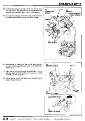 Honda BF8, BF9.9 and BF10 Outboard Motors Shop Manual., Page 139