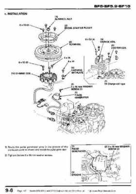 Honda BF8, BF9.9 and BF10 Outboard Motors Shop Manual., Page 147