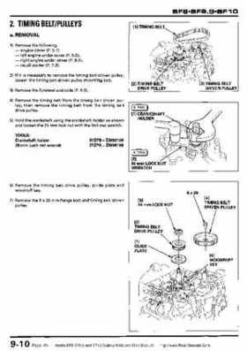Honda BF8, BF9.9 and BF10 Outboard Motors Shop Manual., Page 151