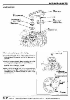 Honda BF8, BF9.9 and BF10 Outboard Motors Shop Manual., Page 152