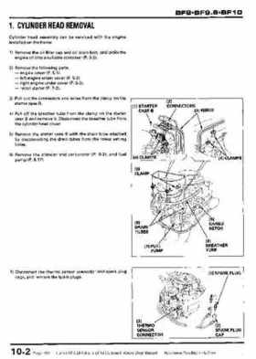 Honda BF8, BF9.9 and BF10 Outboard Motors Shop Manual., Page 156